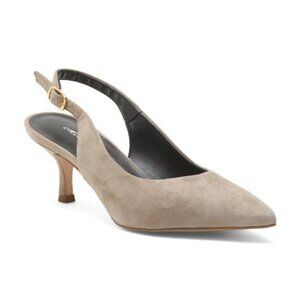 MIRROR Slingback Heeled Shoe With Pointy Toe